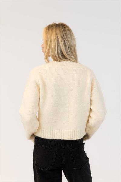 Lyla+Luxe Top - Garden Cardi - Cream