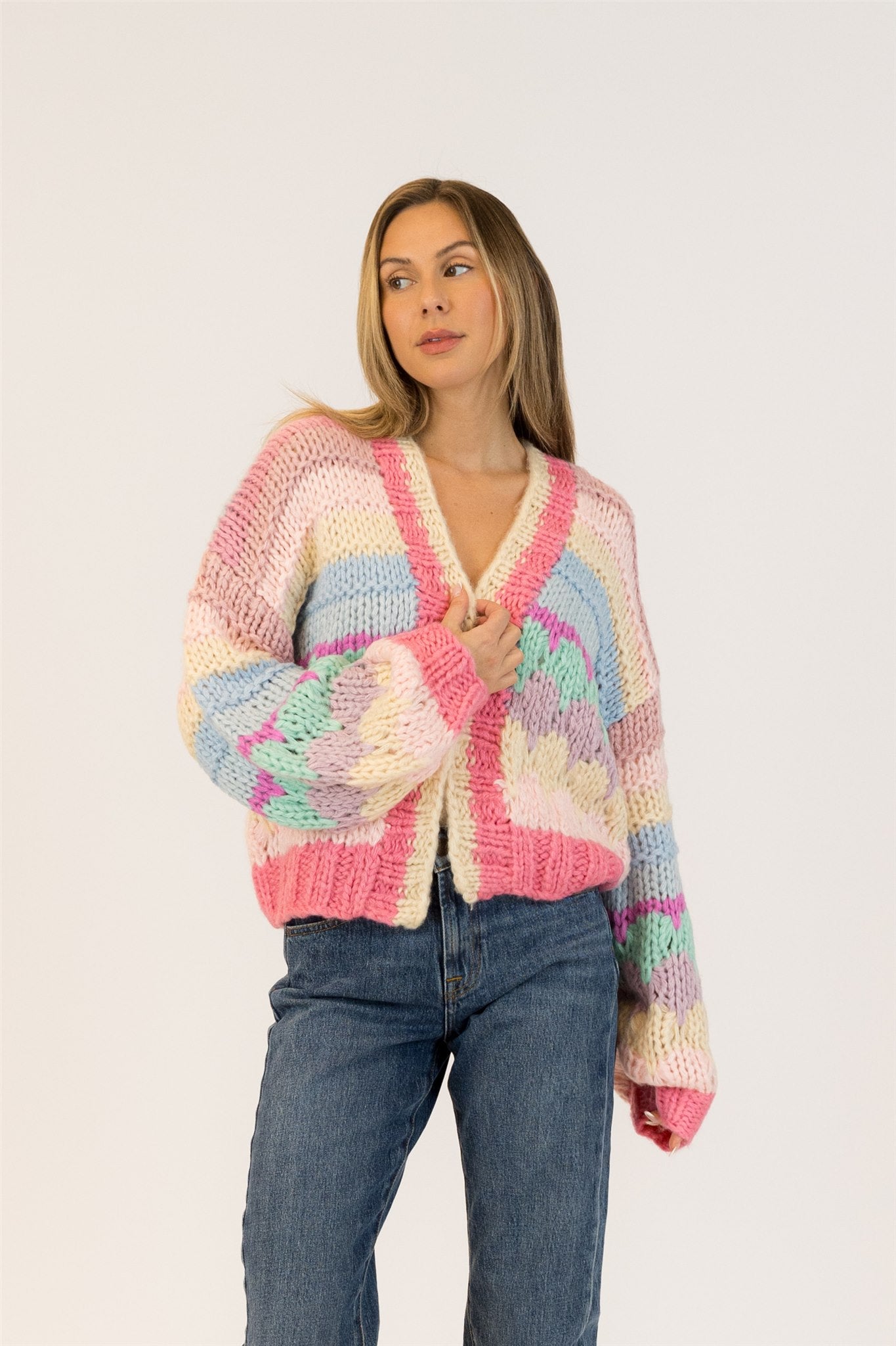 Lyla+Luxe Top - Honour Cardi - Multi
