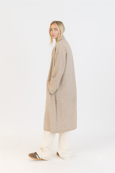 Lyla+Luxe Top - Hugh Sweater Coat - Camel