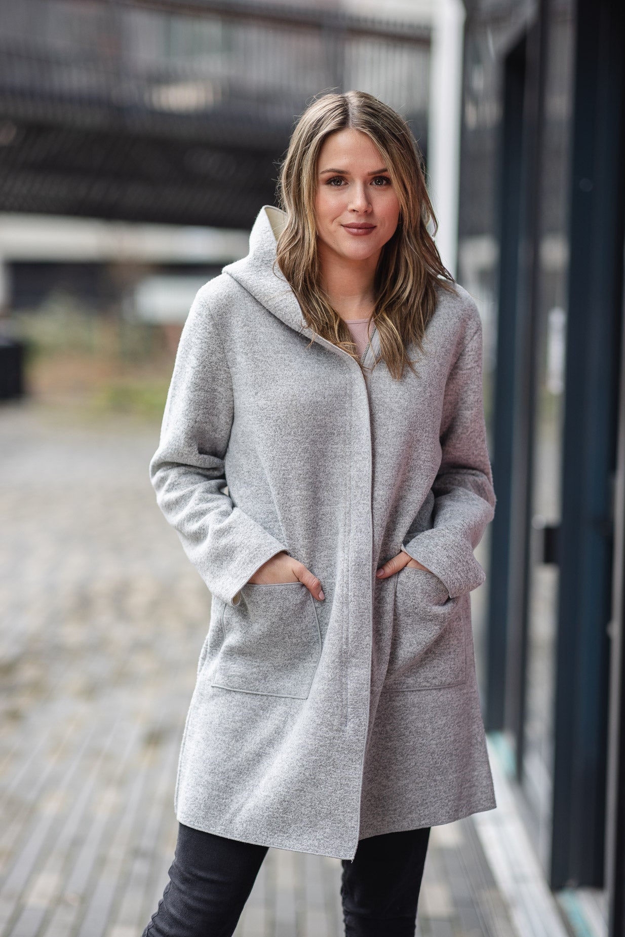 Papillon Jacket - Hooded - Grey