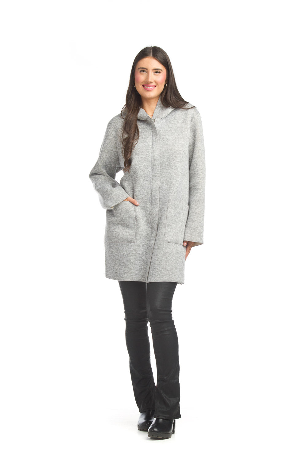 Papillon Jacket - Soft Hooded - Grey