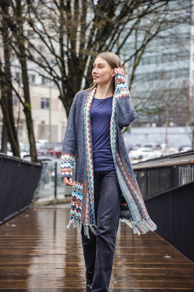 Papillon Top - Coatigan/Cardigan - Navy