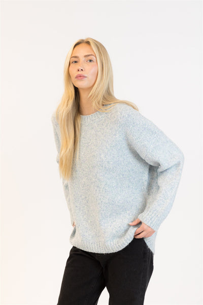 Lyla+Luxe Top - Opal Crew - Blue Green