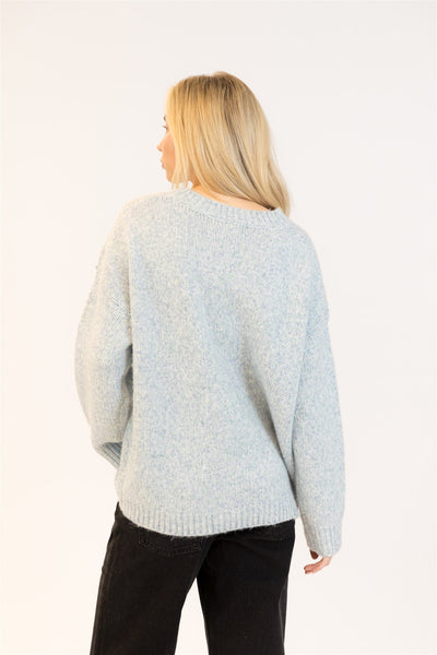 Lyla+Luxe Top - Opal Crew - Blue Green