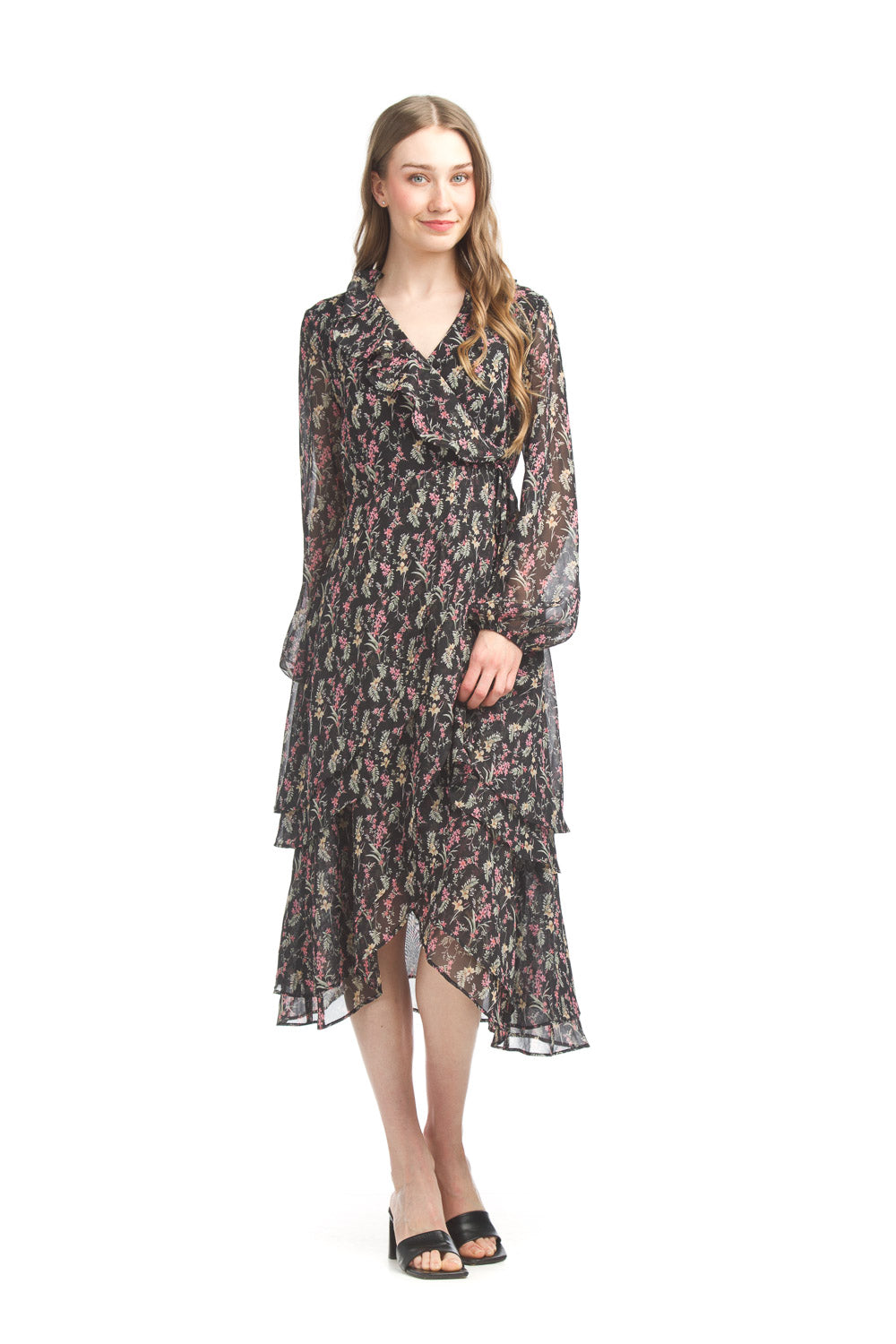 Papillon Dress - Romantic Wrap - Floral