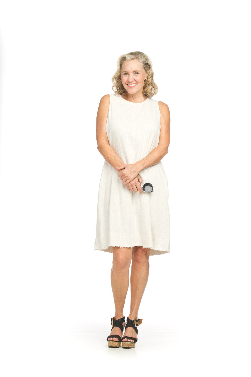 Papillon Dress - Linen - Oatmeal
