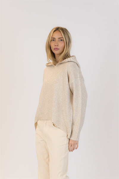 Lyla+Luxe Top - Penny Pullover - Beige /Camel