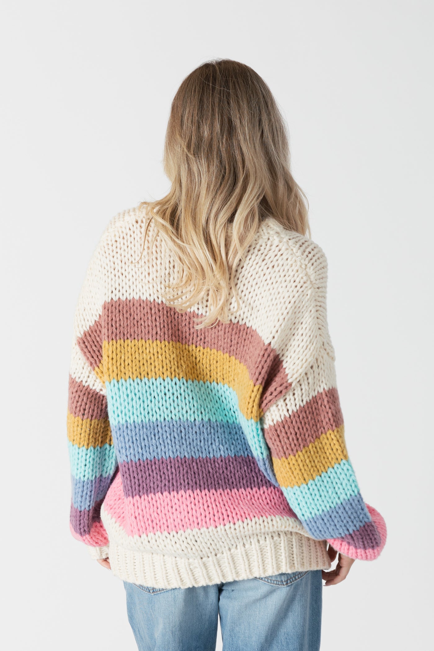 Lyla+Luxe Top - Shania Striped Sweater - Multi