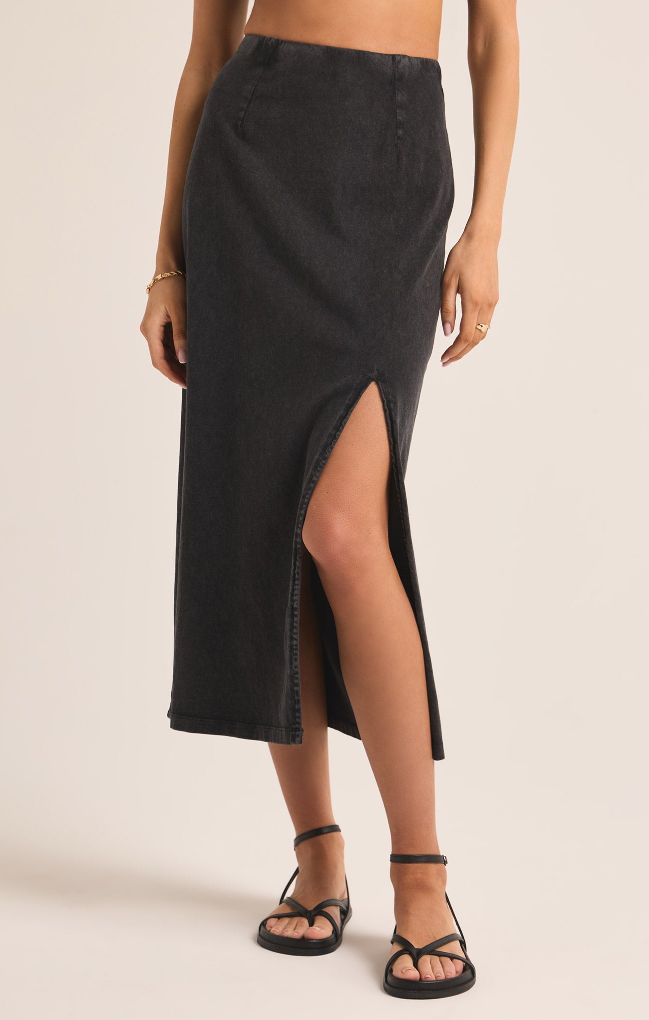 Z Supply Skirt - Shilo Knit - Black