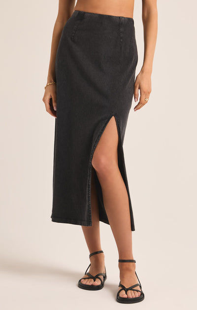 Z Supply Skirt - Shilo Knit - Black