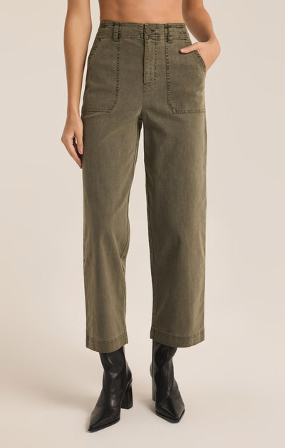 Z Supply Pant - Bobbi HR Vintage - Leaf