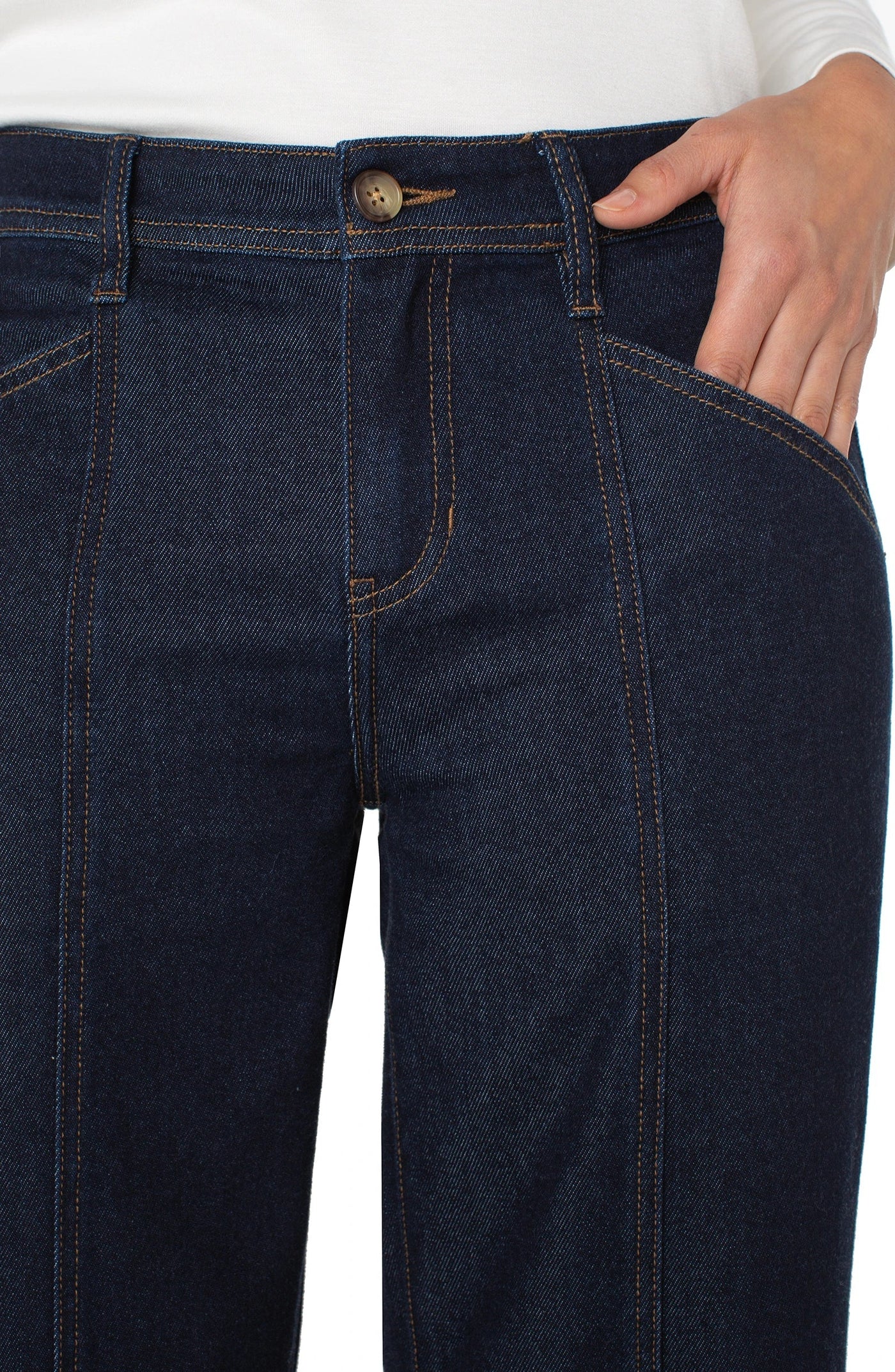 Liverpool Jeans - Wide Leg Trouser - Indigo Rinse