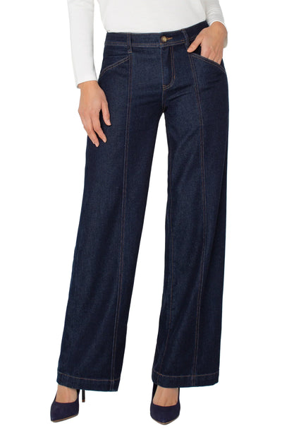 Liverpool Jeans - Wide Leg Trouser - Indigo Rinse