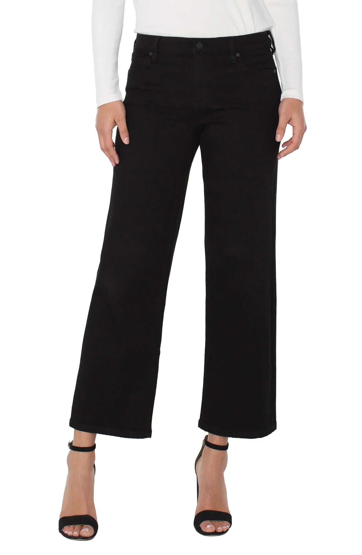 Liverpool Jeans - Stride Wide - Black Rinse