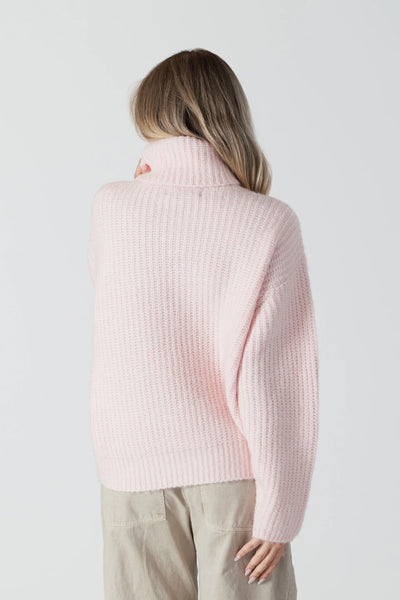 Lyla+Luxe Top - Sahar Turtleneck - Pink