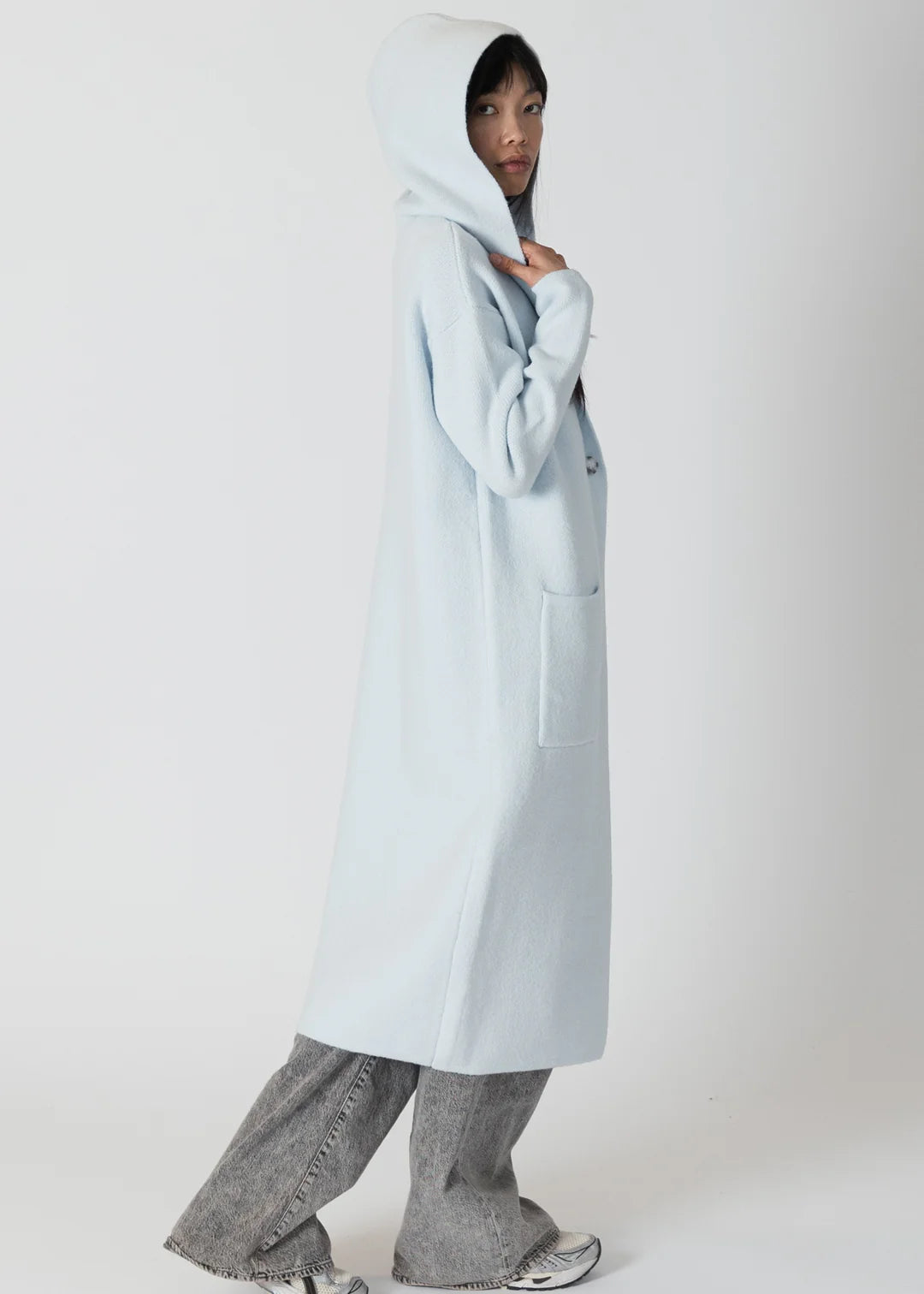 Lyla+Luxe - Jiminy Hooded Coat - Powder