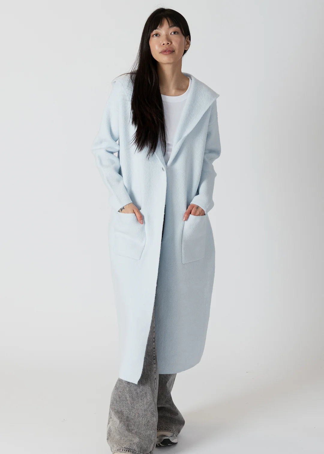 Lyla+Luxe - Jiminy Hooded Coat - Powder