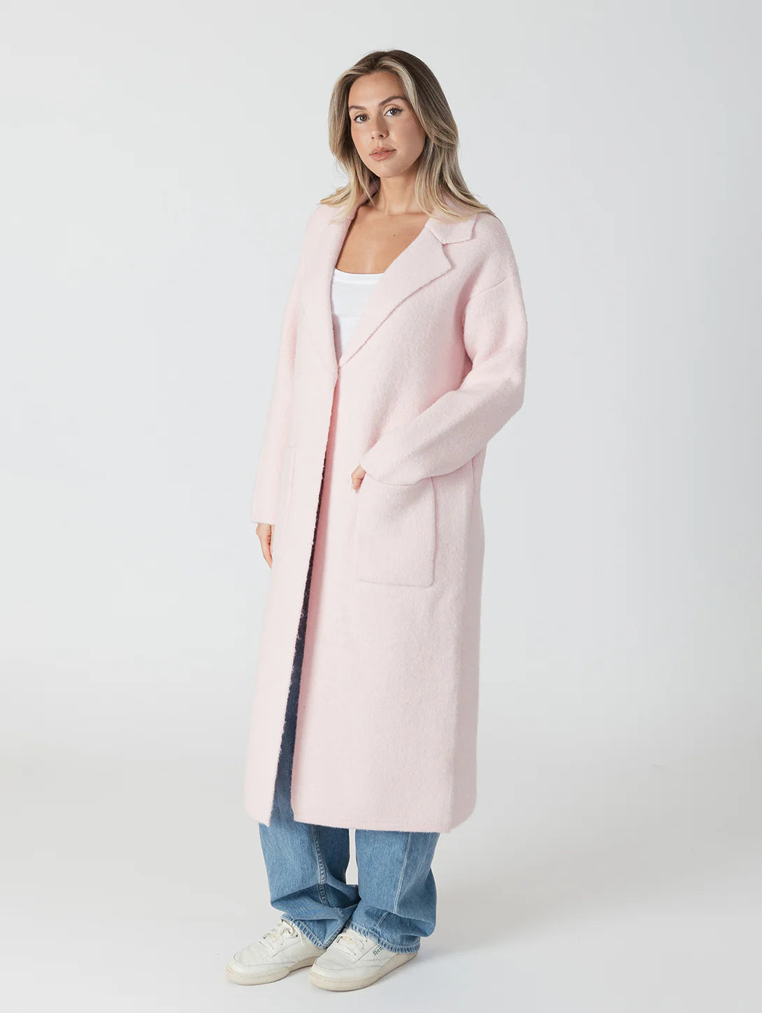 Lyla+Luxe Top - Jimmi Long Coat - Pink