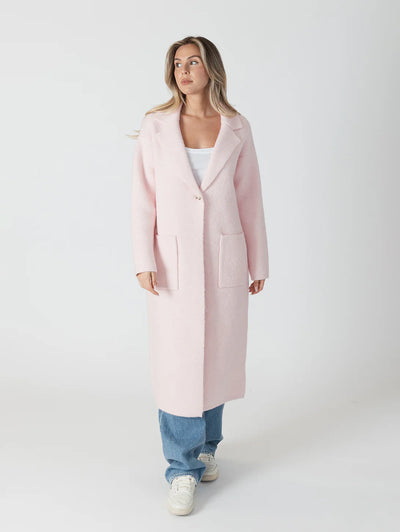 Lyla+Luxe Top - Jimmi Long Coat - Pink