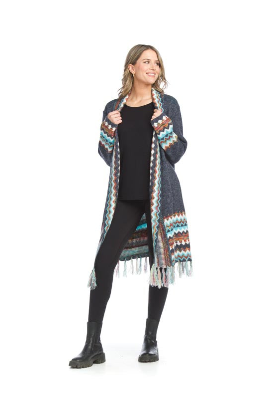 Papillon Top - Coatigan/Cardigan - Navy