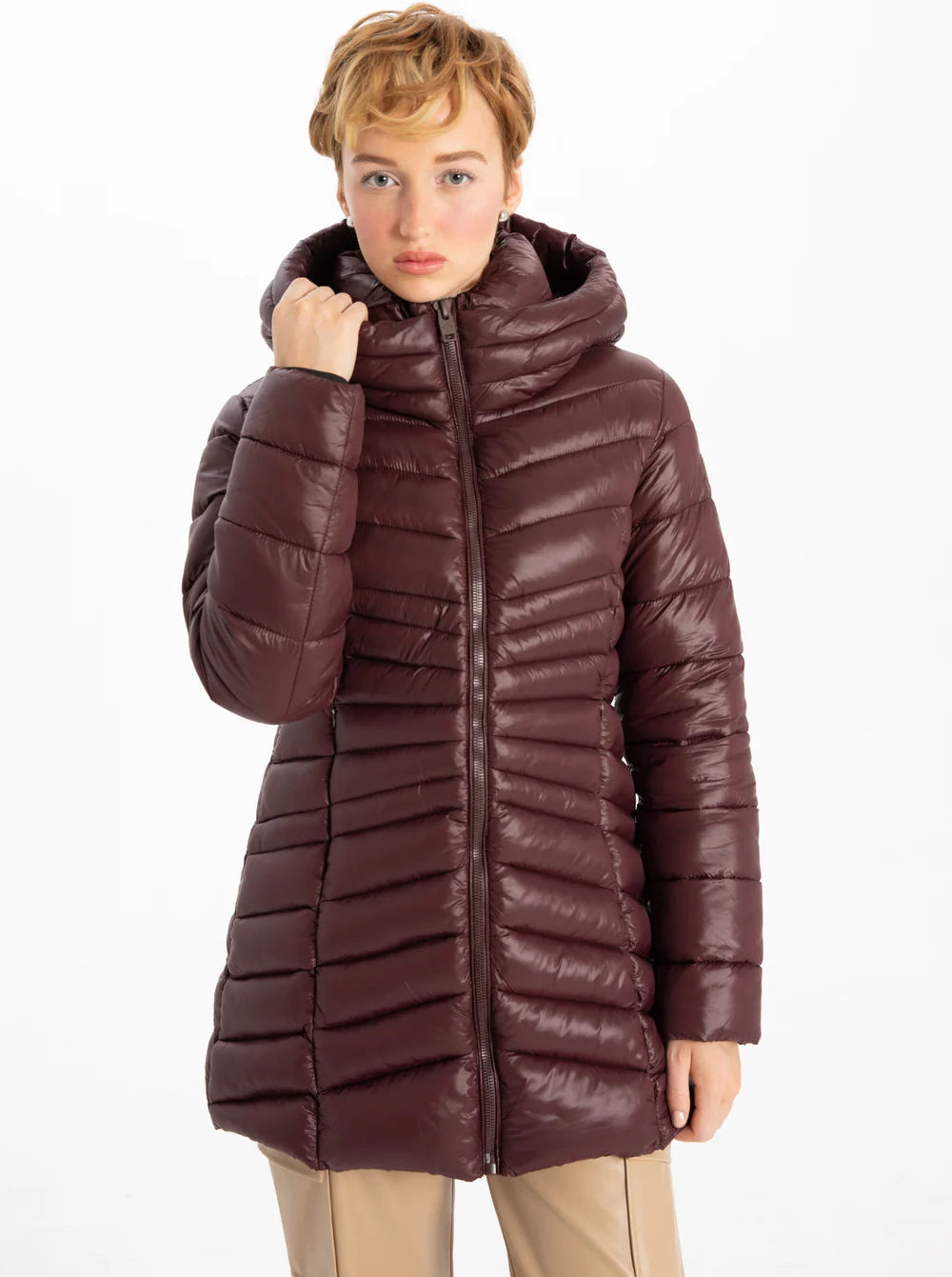 Point Zero Coat - Galicia Mid Weight - Merlot