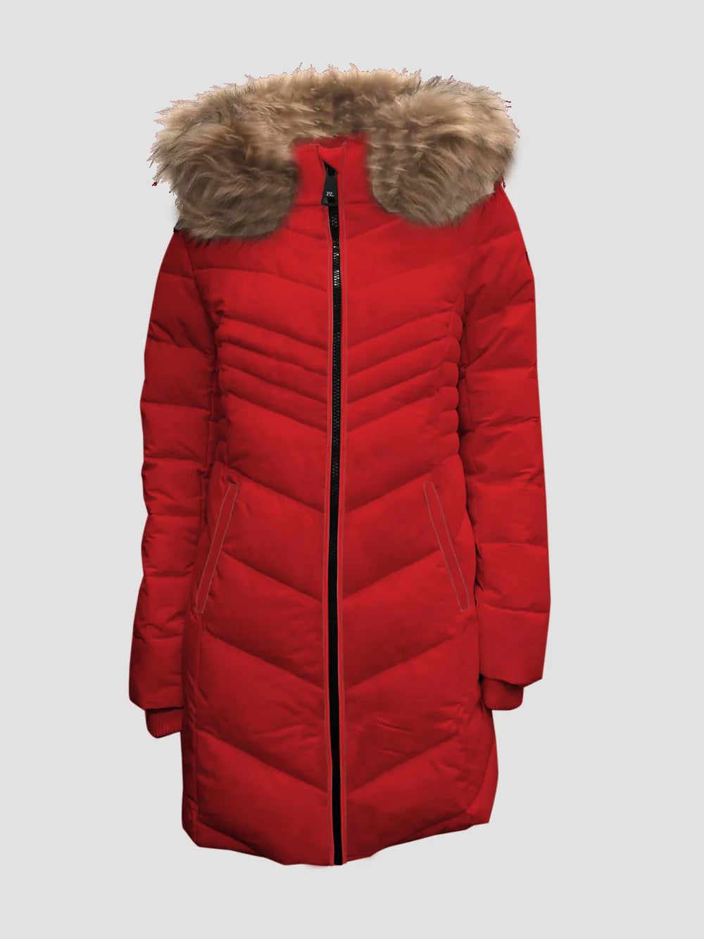 Point Zero Coat - Arnetta Puffer - Red