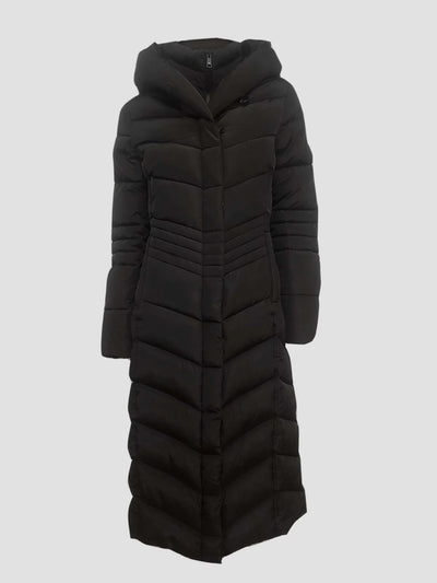 Point Zero Coat - Theodora Maxi - Black