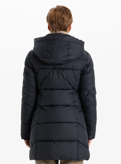 Point Zero Coat - Hooded Puffer - Navy 8368600