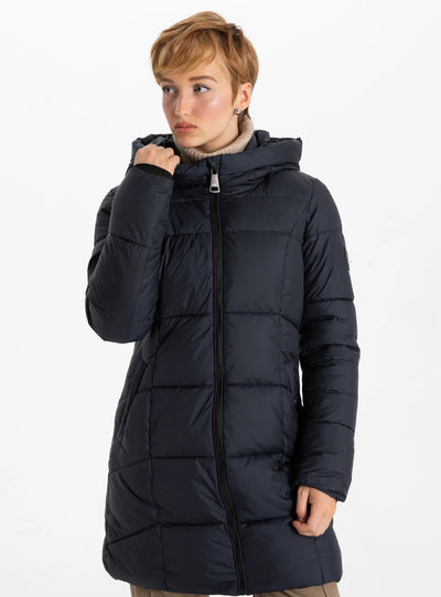 Point Zero Coat - Hooded Puffer - Navy 8368600