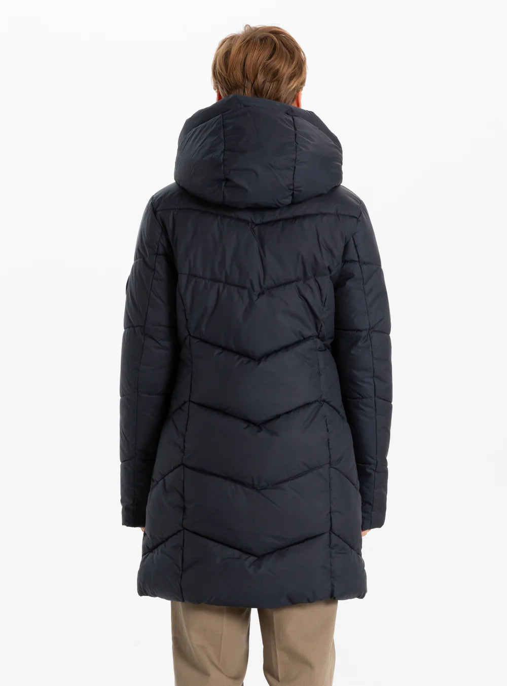 Point Zero Coat - Long Puffer - Navy 8368605