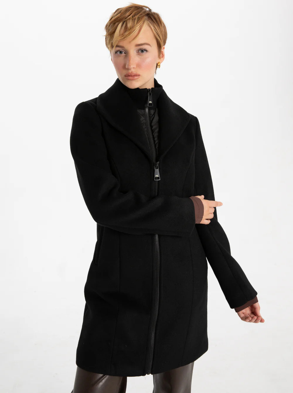 Point Zero Coat - Serena Melton - Black