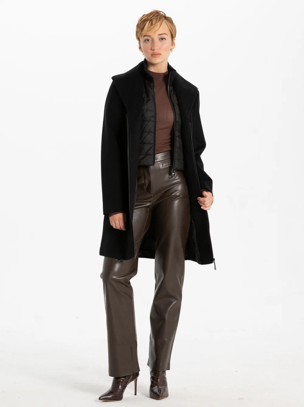 Point Zero Coat - Serena Melton - Black