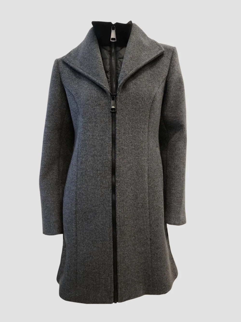 Point Zero Coat - Serena Melton - Charcoal Mix