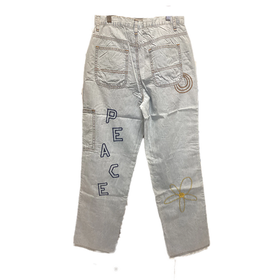 POL Pant - Flower Power Jean - Denim