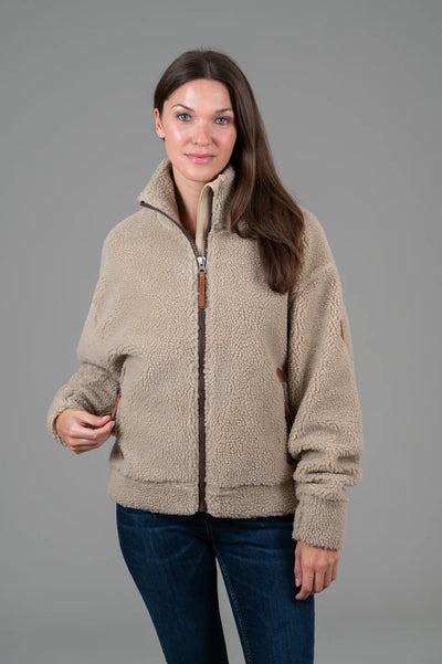 Wanakome - Tamsin Sherpa Jacket - Stone