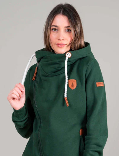 Wanakome Top - Athena Hoodie -  Forest