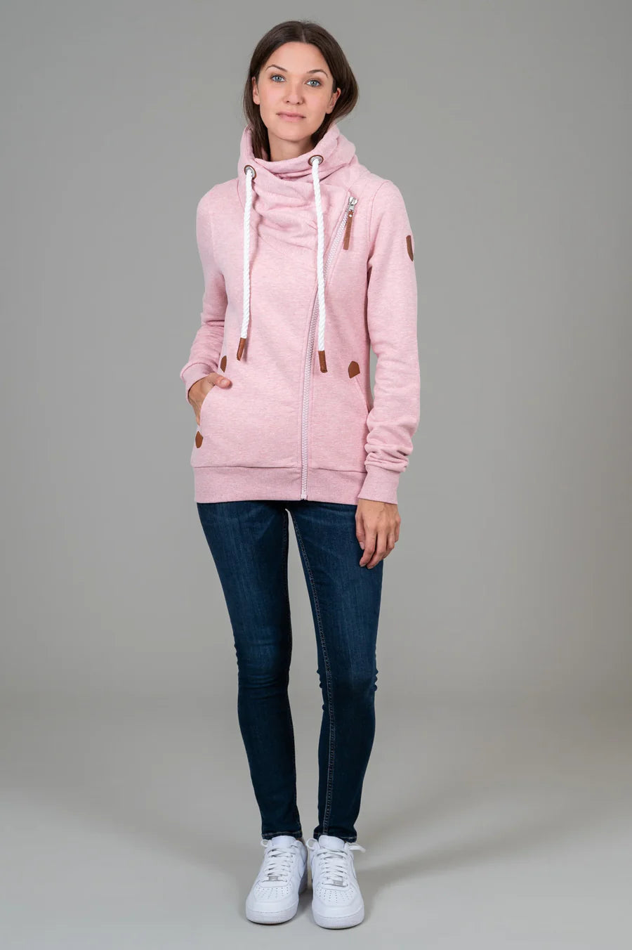 Wanakome Top - Hestia Hoodie - Heather Pink