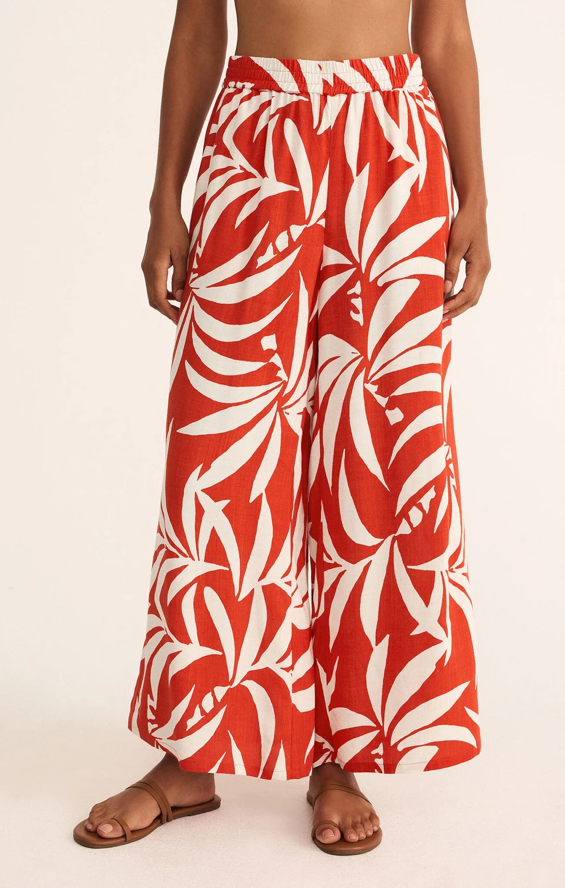 Z Supply Pant - Dante Vacances - Cababa Red