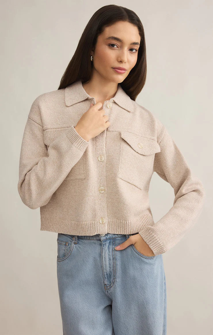 Z Supply Jacket - Sweater Knit - Parchment