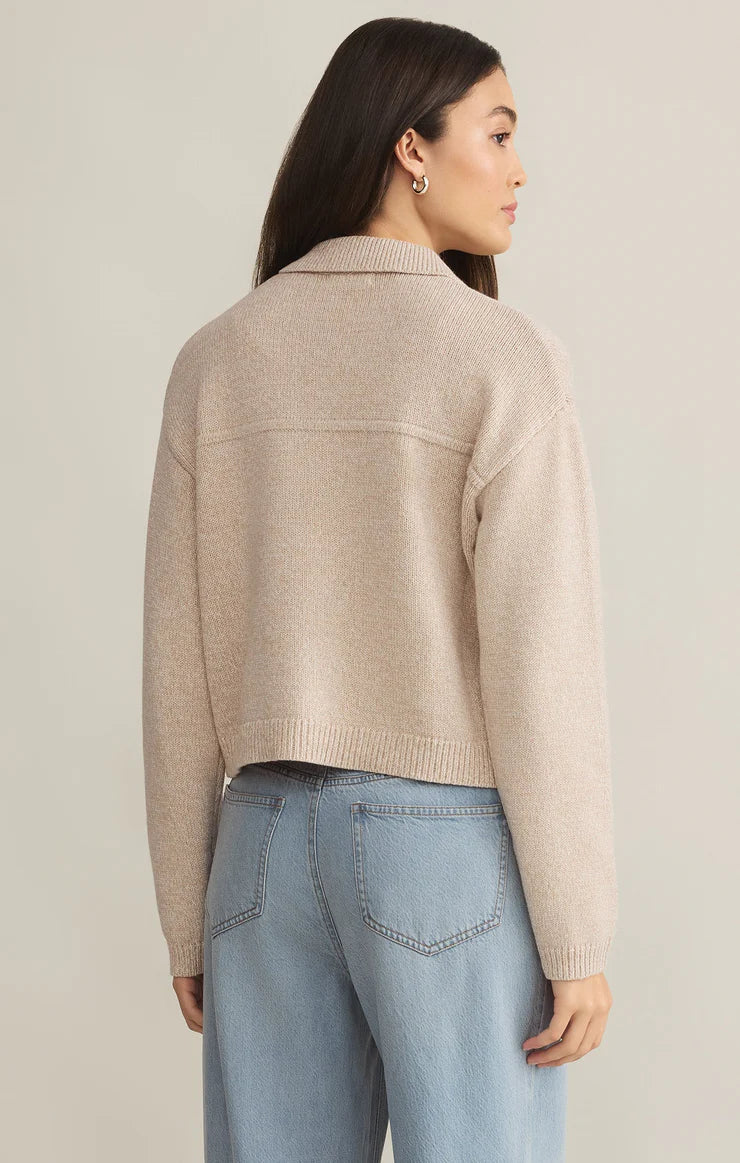 Z Supply Jacket - Sweater Knit - Parchment