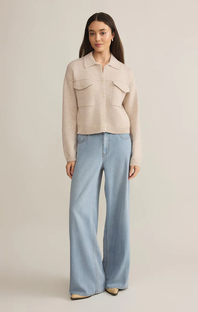Z Supply Jacket - Sweater Knit - Parchment