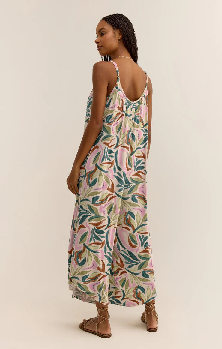 Z Supply Jumpsuit - Cantina Print  - Sandshell