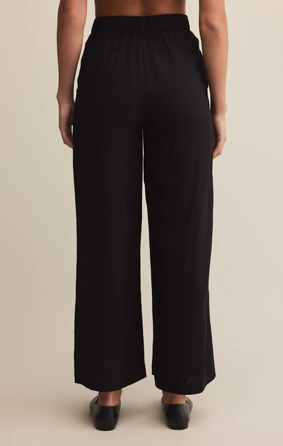 Z Supply Pant - Topanga Linen - Black
