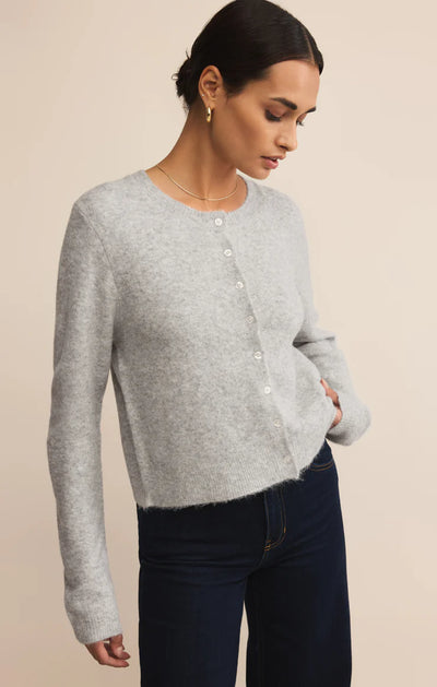 Z Supply Top - Medina Cardigan - Grey