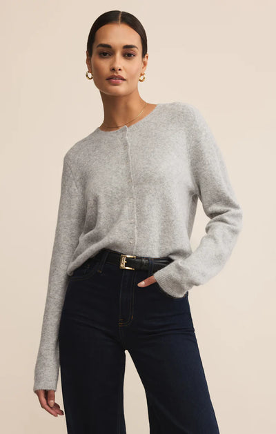 Z Supply Top - Medina Cardigan - Grey