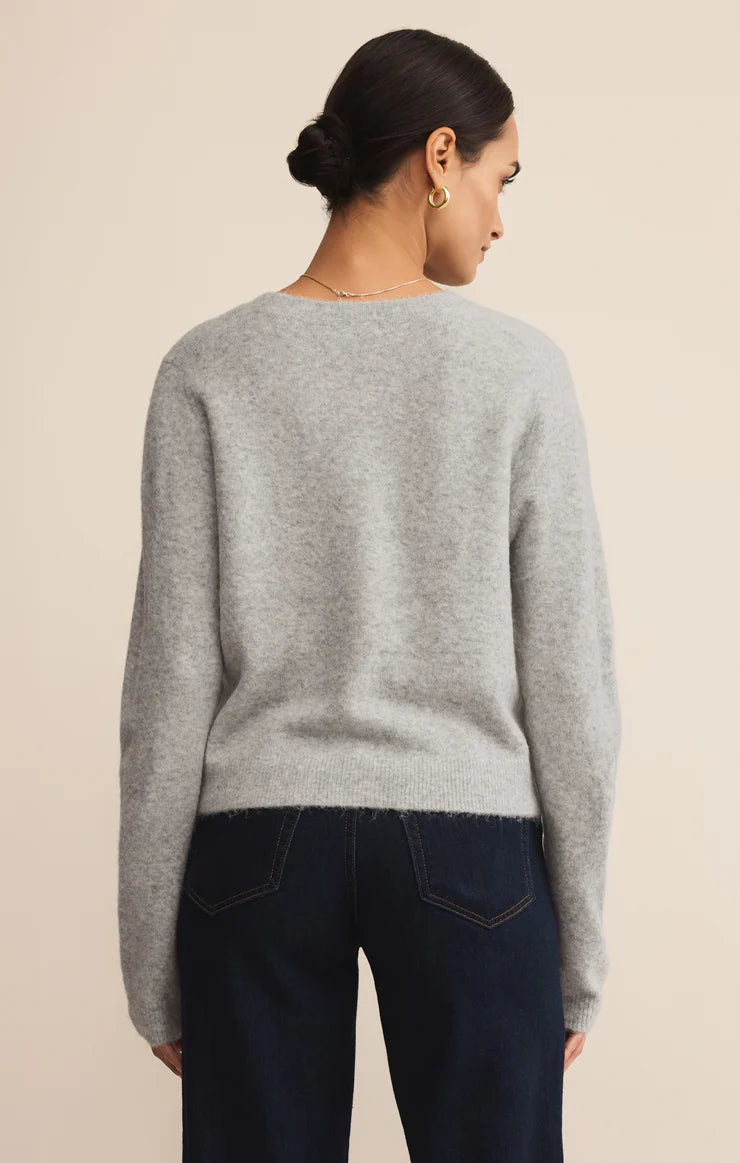 Z Supply Top - Medina Cardigan - Grey