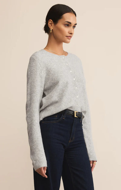 Z Supply Top - Medina Cardigan - Grey