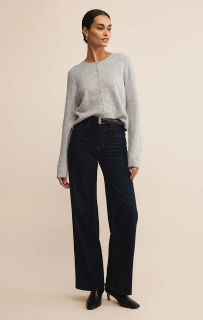 Z Supply Top - Medina Cardigan - Grey