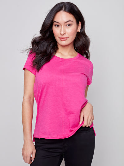Charlie B Top - S/Sleeve Tee - Watermelon