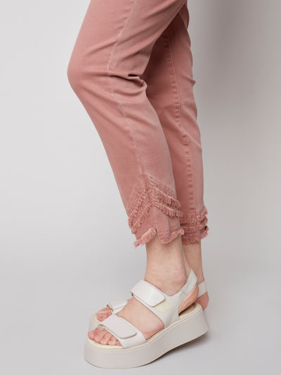 Charlie B Pant - Raw Hem Jean - Nougat